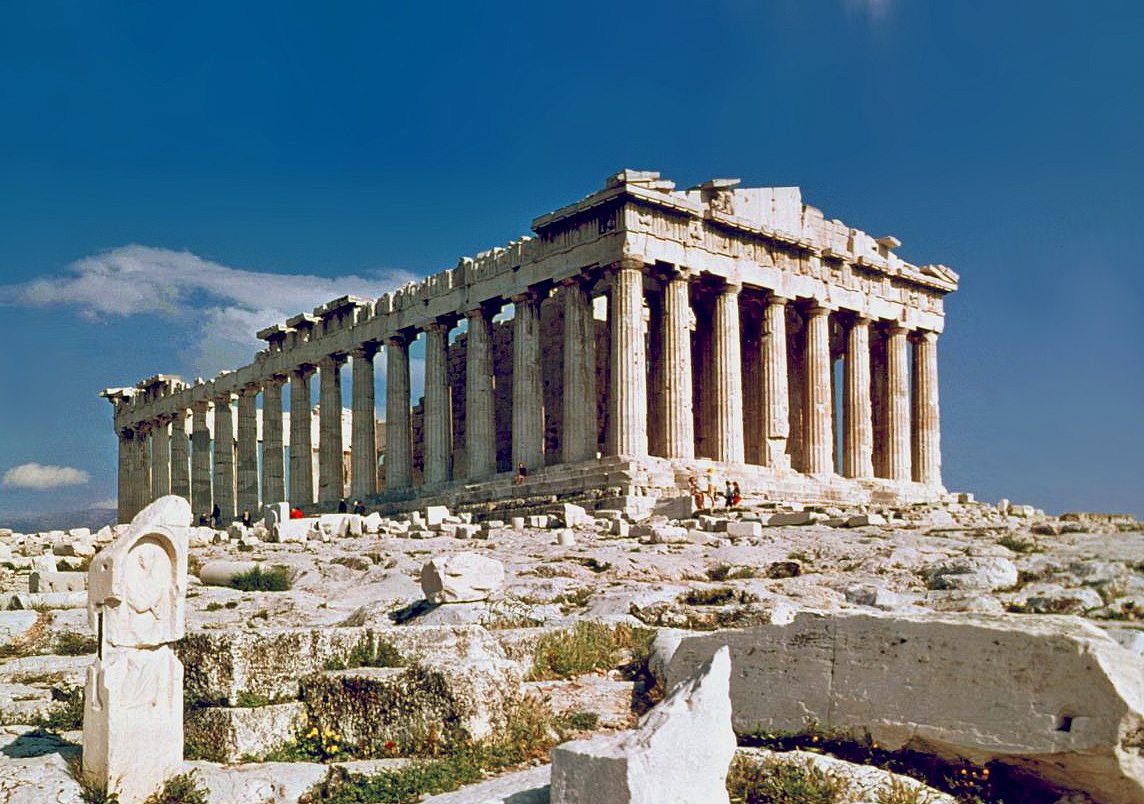 The Parthenon on the Acropolis of Athens