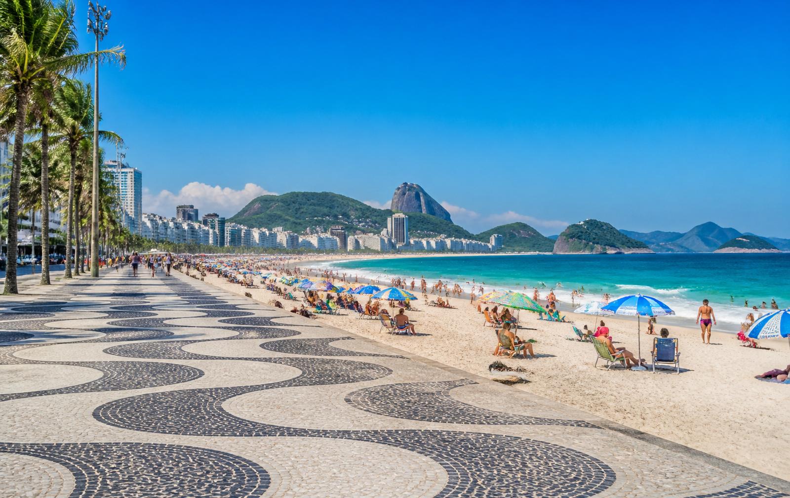 Rio de Janeiro, Day 1 · Welcome to Copacabana