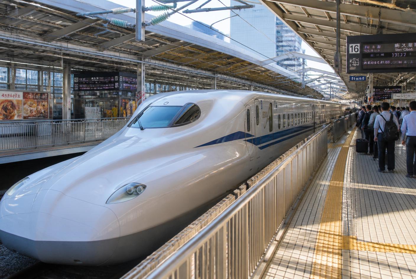 Shinkansen bullet train to Kyoto