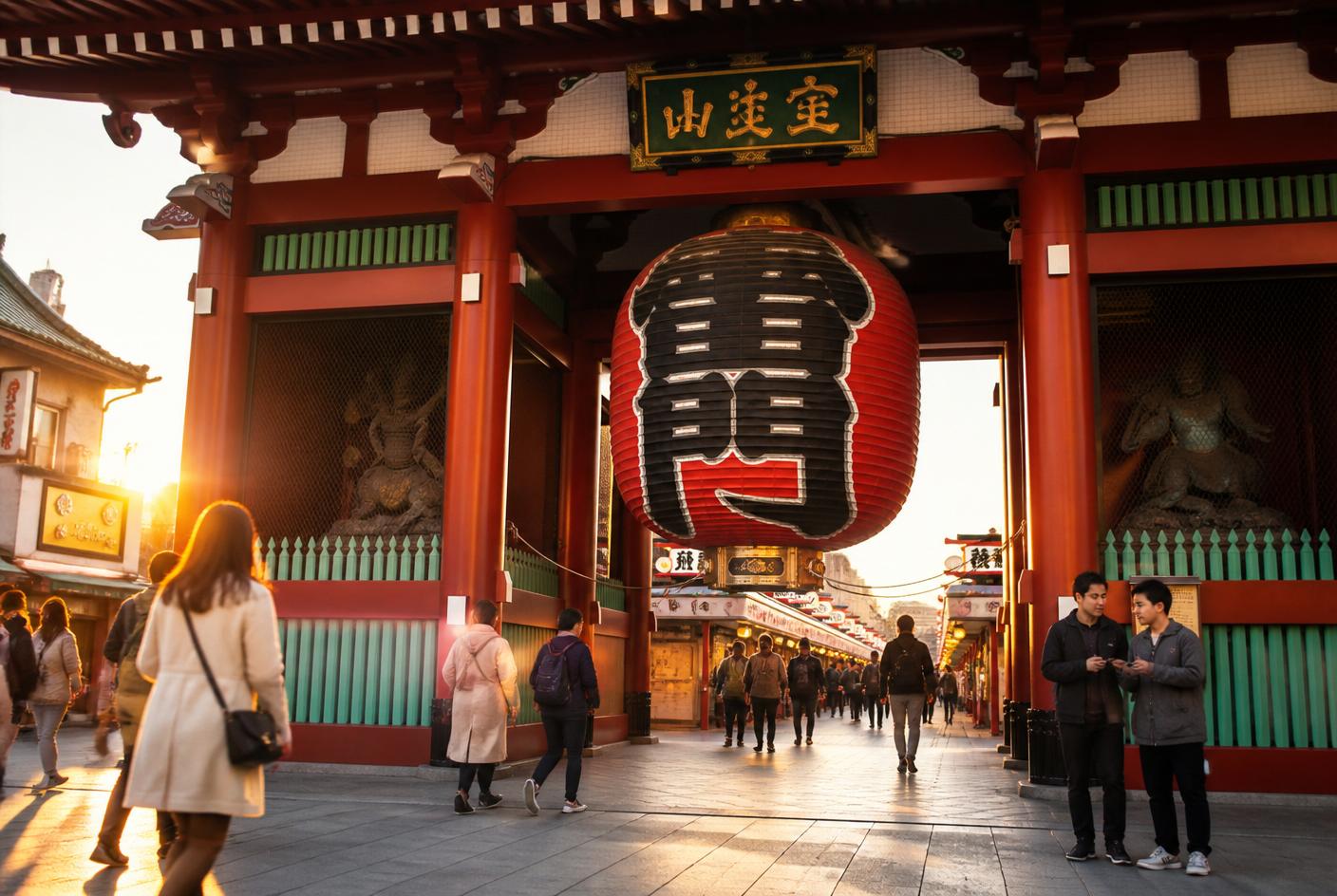 Senso-ji temple in Asakusa, Tokyo