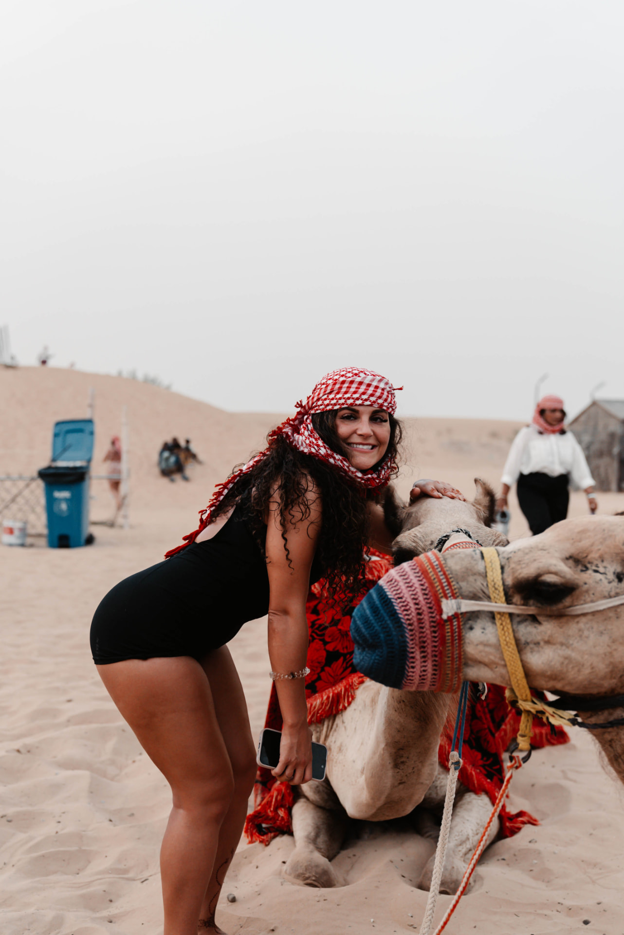 JetQuest traveler with a camel in the desert